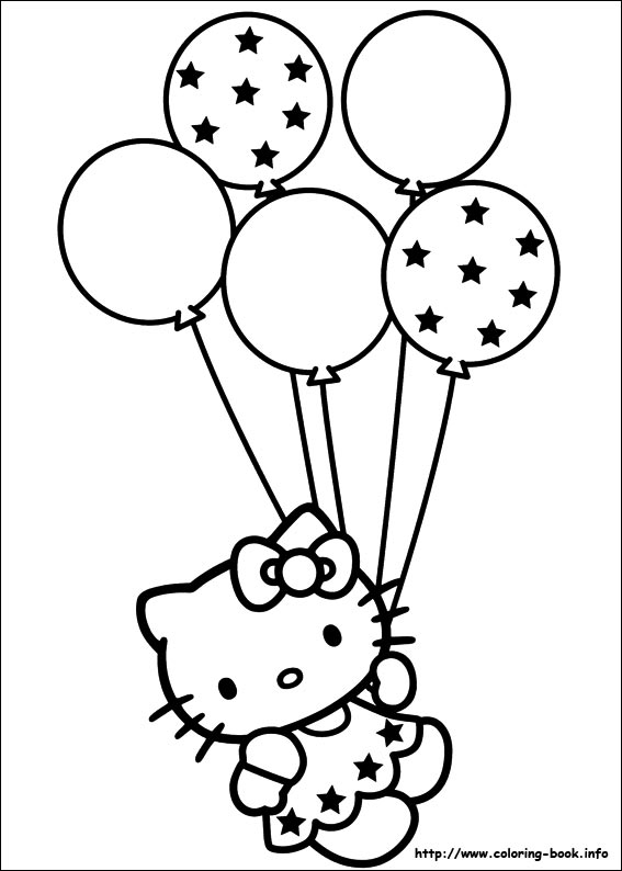 Hello Kitty coloring picture